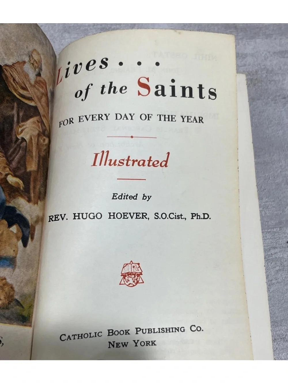 Lives of the Saints for Every Day of the Year Illustrated 1961